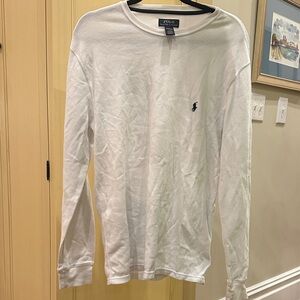 Polo by Ralph Lauren Classic White Long Sleeve Tee